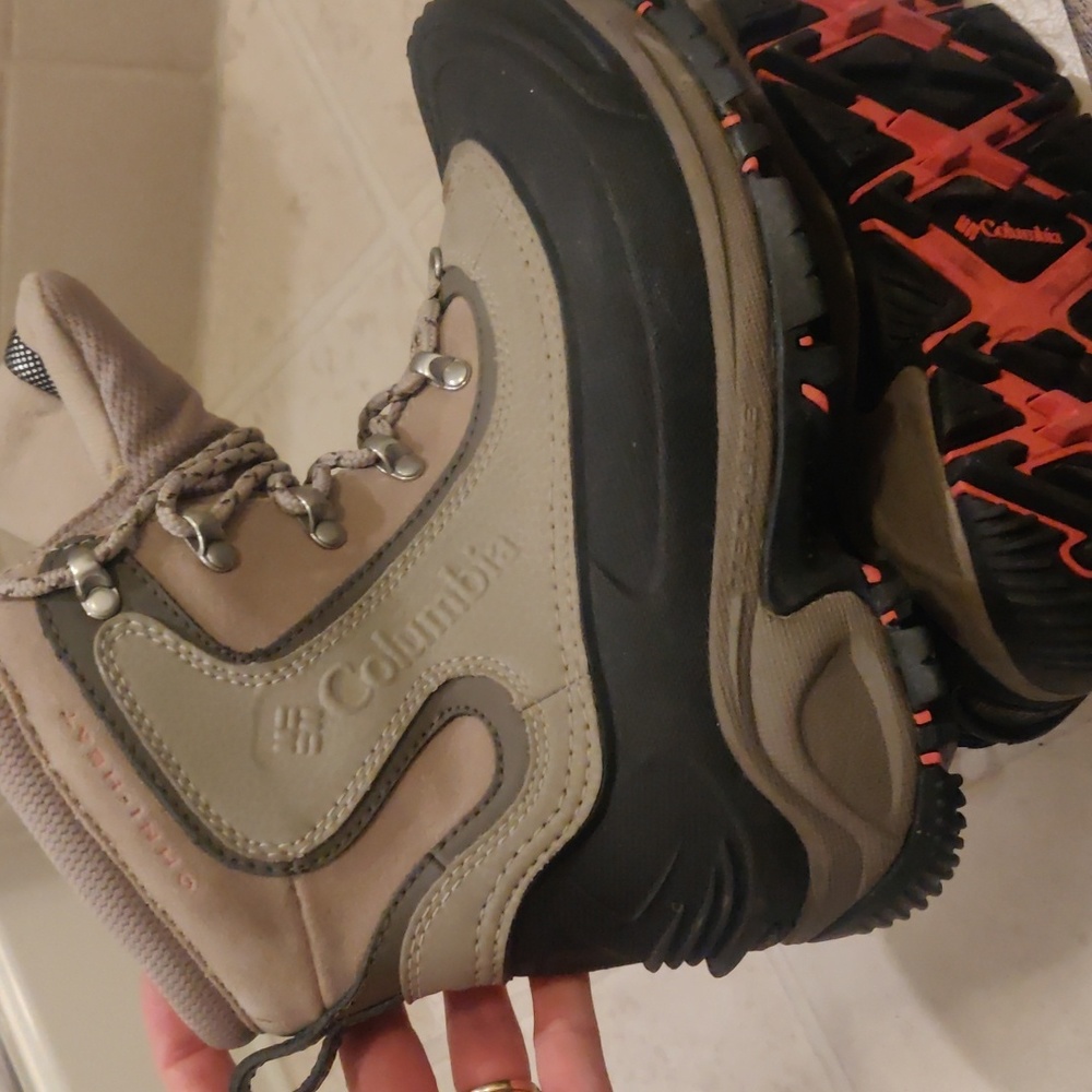 Columbia BL1469-265 Bugaboot Omni Heat 200grm Tan Lace Up Boots sz 8.5 - Picture 7 of 14